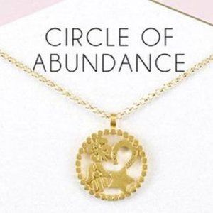 Circle of abundance lucky necklace